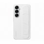 Samsung Coque pour Galaxy S25 - Blanc - Fonction Support - Lanière Intégrée