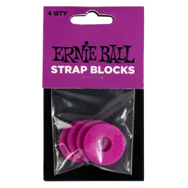 Ernie Ball Strap Blocks - 4 pièces - Pourpre