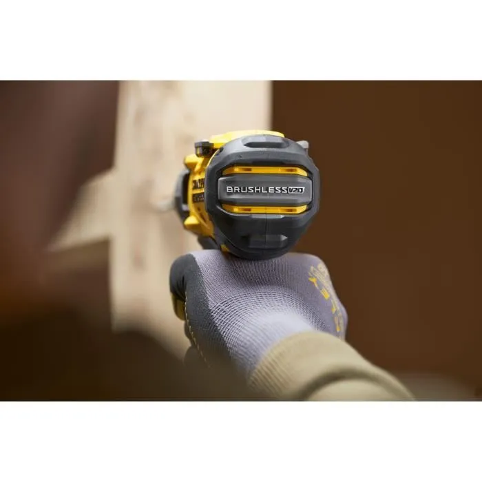 Stanley Fatmax SFMCD725D2K-QW Perceuse visseuse à percussion sans fil 18V Brushless, 80 Nm, 0-500/2000 tr/min, 2 batteries 2 Ah + chargeur