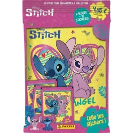 Panini Pack de démarrage stickers Stitch & Angel avec album et 15 stickers