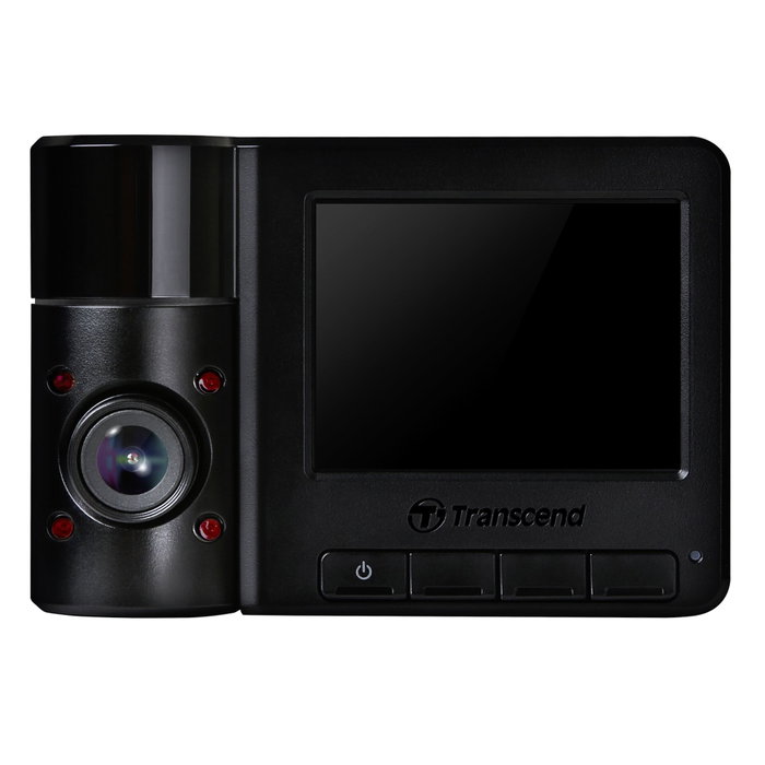 Transcend DrivePro 550 Dual 1080p avec 2 objectifs et microSDXC 64 Go