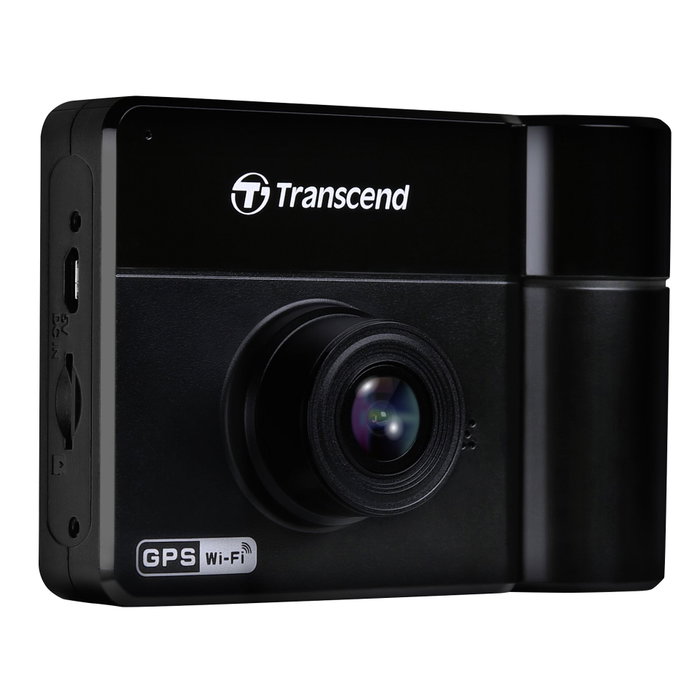 Transcend DrivePro 550 Dual 1080p avec 2 objectifs et microSDXC 64 Go