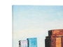 Giftdecor Tableau Toile Peinte Ville Couleurs 60x110 cm Surtis (Set de 2)
