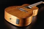 Lag Tramontane 98 Parlor Guitare Folk Électroacoustique Caoba Solide Naturel Brillant Stage Lag