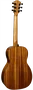 Lag Tramontane 98 Parlor Guitare Folk Électroacoustique Caoba Solide Naturel Brillant Stage Lag