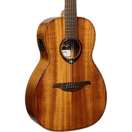 LAG Guitare Acoustique-Électrique Parlor A/E Tramontane 98 Acajou