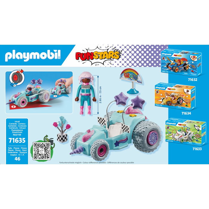 Playmobil 71635 Jeune fille licorne et kart Funstars