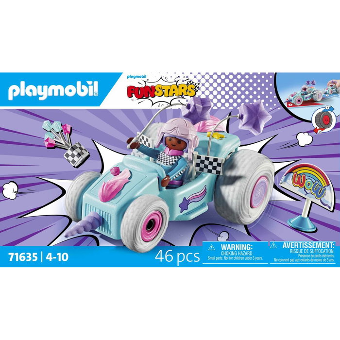 Playmobil 71635 Jeune fille licorne et kart Funstars