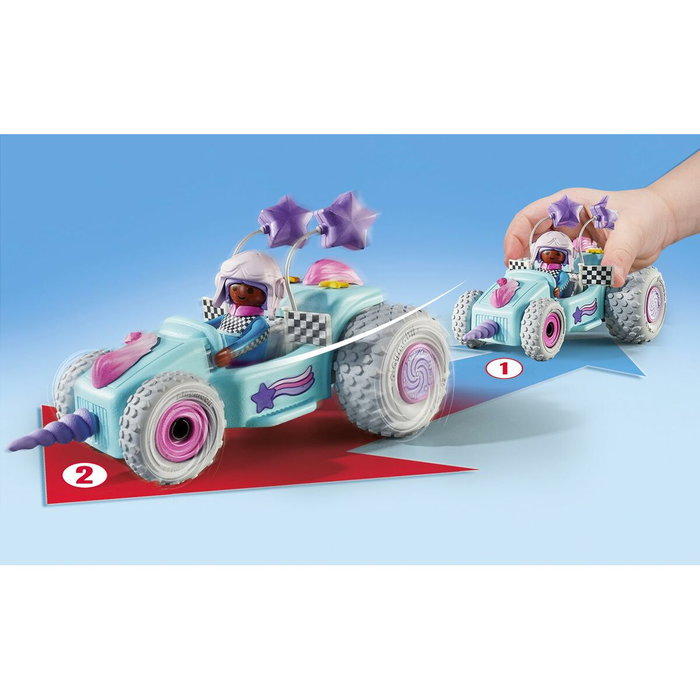 Playmobil 71635 Jeune fille licorne et kart Funstars