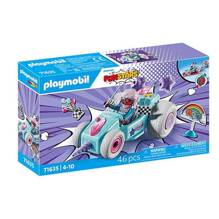 Playmobil Funstars 71635 Jeune fille licorne et kart racing