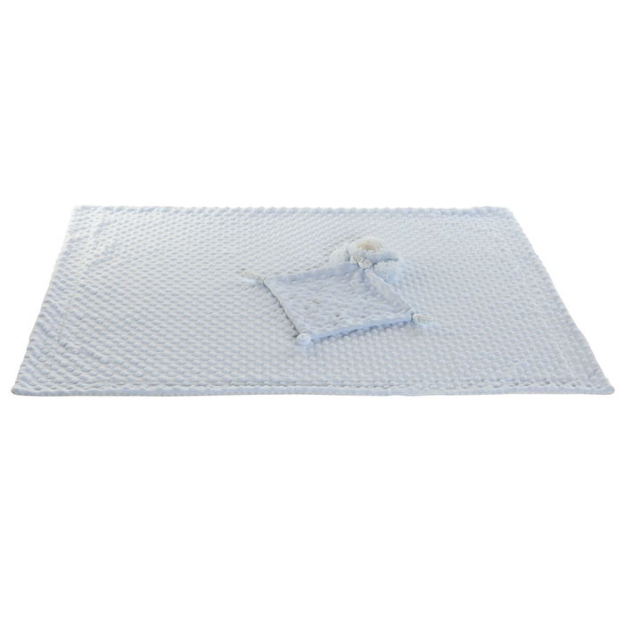 Coffret Bébé Home ESPRIT Bleu Beige Rose Polyester (3 Unités)