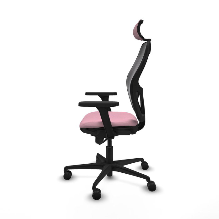 Piqueras y Crespo Chaise de Bureau avec Appui-tête Jorquera 3D036N2 Rose