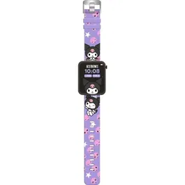 Kids Licensing Montre Connectée Multifonctions Hello Kitty KU00013 - Affichage Analogique/Numerique, Podomètre, Calculatrice, App iOS/Android, Rechargeable