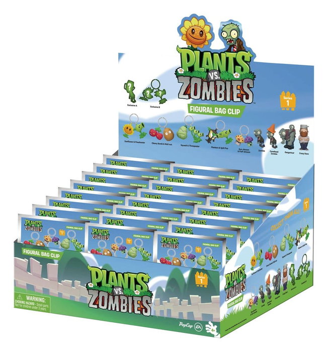 Monogram Int. Plants vs. Zombies 3D présentoir porte-clés Série 1 (24) Monogram Int. Plants vs. Zombies 3D présentoir porte-clés Série 1 (24)