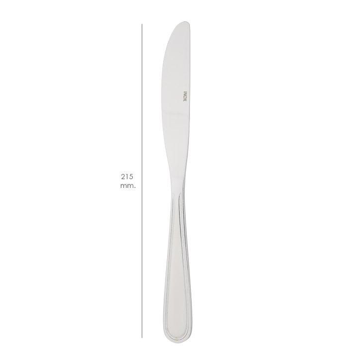 ORYX Couteau de table Valencia 215 mm en acier 18/0 ORYX Couteau de table Valencia 215 mm en acier 18/0