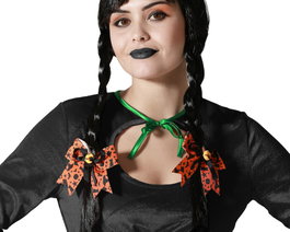 Atosa Set de 2 pinces à cheveux motifs Halloween variés orange