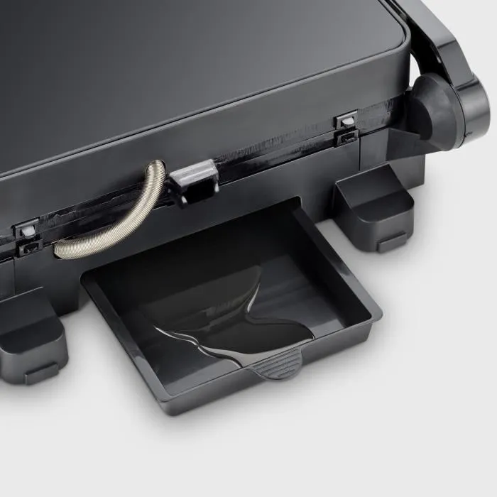 Severin Gril Electrique Multifonction KG2398 1800W, Plaques Amovibles 30x22 cm avec Revetement Ceramique Antiadhesif, pour Viandes, Paninis, Poissons, Legumes