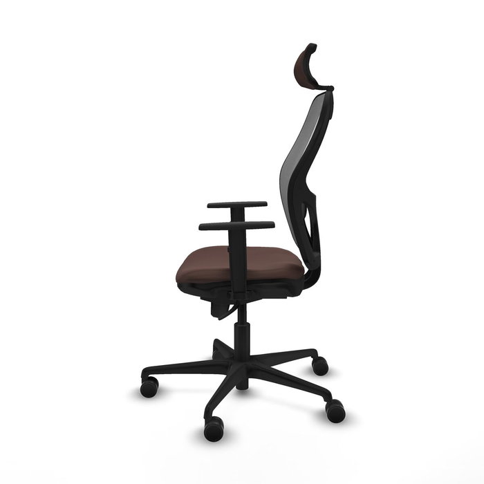 Piqueras y Crespo Chaise de Bureau 1D036N2 Gris Brun foncé