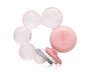 KioKids Petits moments - Mordedor De Frío Rosa - Anneau de Dentition Réfrigérable pour Bébé de +3 Mois - Rose