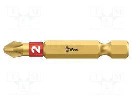 WERA Embout de tournevis Phillips PH2 BiTorsion 50 mm