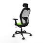Piqueras y Crespo 2D036N2 Chaise de Bureau avec Appui-tête Pistache