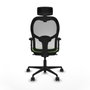 Piqueras y Crespo 2D036N2 Chaise de Bureau avec Appui-tête Pistache