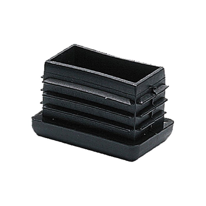 Micel Cnt04 Contera Rectangulaire avec Ailettes 10x40mm, Noir, Polietilène, 25 Unidés, pour Pieds de Meubles Micel Cnt04 Contera Rectangulaire avec Ailettes 10x40mm, Noir, Polietilène, 25 Unidés, pour Pieds de Meubles