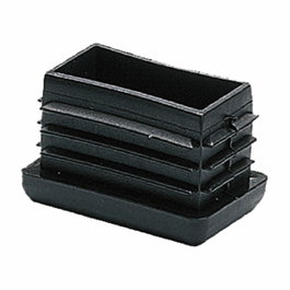 Micel Embout rectangulaire avec ailettes CNT04 Noir 10x40mm (25 unités)