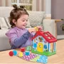 VTech Baby Ma Maison Premières Manipulations - Maison d'activités en plastique végétal avec 6 faces et 10 pièces de jeu - Jouet d'éveil pour enfants de 9 à 36 mois