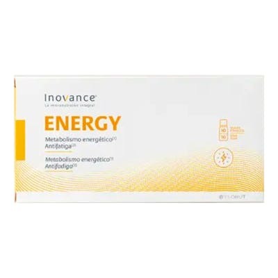 INOVANCE Energy 10 Viales - Complément Alimentaire Plantes, Vitamines, Jusqu'à 148 Car. INOVANCE Energy 10 Viales - Complément Alimentaire Plantes, Vitamines, Jusqu'à 148 Car.