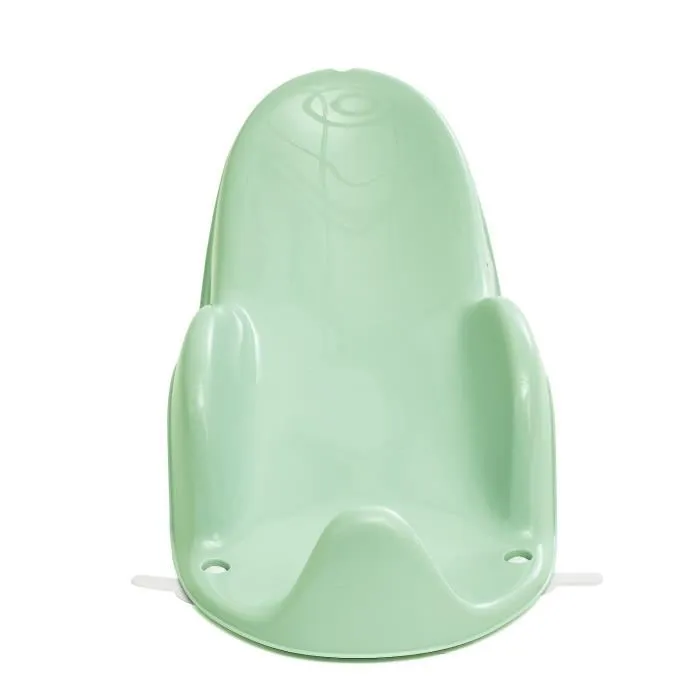 Thermobaby Transat de bain ATOLL pour nouveau-né jusqu'à 8 mois, position idéale, couleur vert céladon