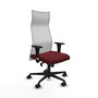 Piqueras y Crespo Chaise de Bureau Albacete Bordeaux et Blanc