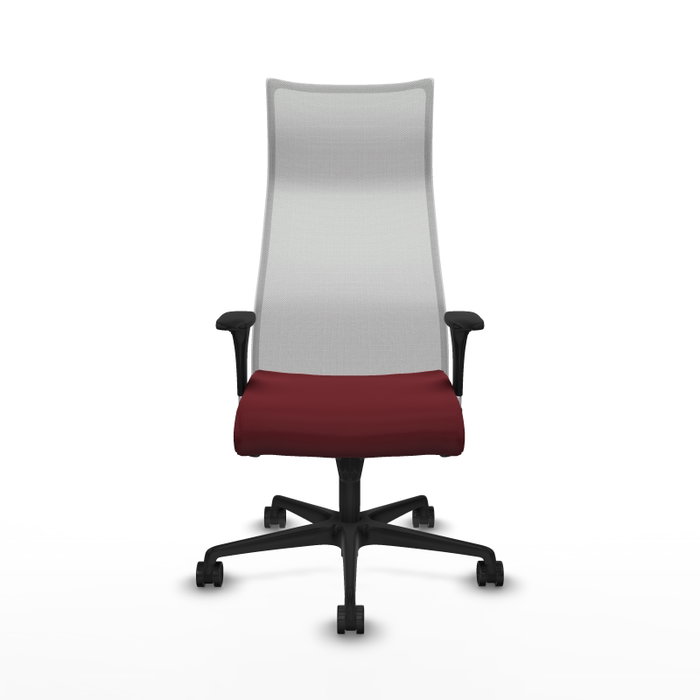 Piqueras y Crespo Chaise de Bureau Albacete Bordeaux et Blanc