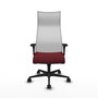 Piqueras y Crespo Chaise de Bureau Albacete Bordeaux et Blanc