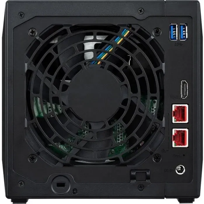 Asustor Serveur NAS AS5404T Nimbustor 4 Gen2 4 baies - Processeur Quad-Core 2.0 GHz, 4 Go RAM DDR4, 2 ports 2.5GbE - Idéal pour les professionnels et les fichiers 4K