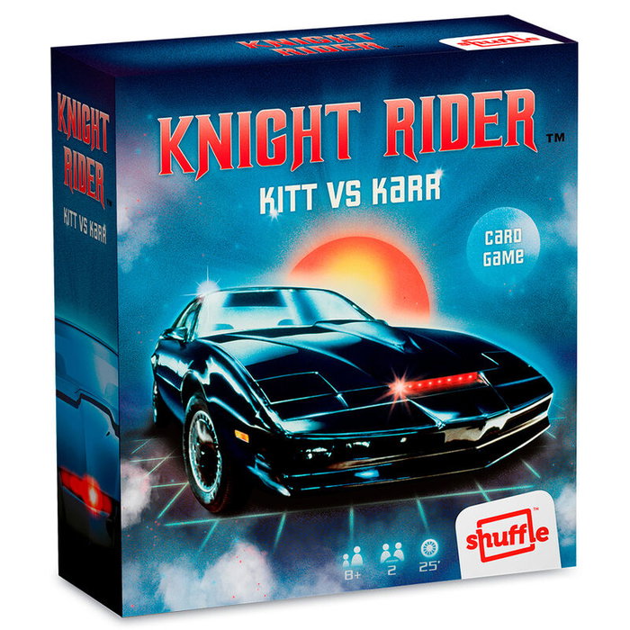 SHUFFLE Juego de mesa Kitt vs Karr Knight Rider - Jeu de cartes stratégique, duel, 8 ans et plus, temps de jeu 25 min SHUFFLE Juego de mesa Kitt vs Karr Knight Rider - Jeu de cartes stratégique, duel, 8 ans et plus, temps de jeu 25 min