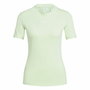 T-shirt à manches courtes femme Adidas Essentials Techfit Train Vert citron Vert clair