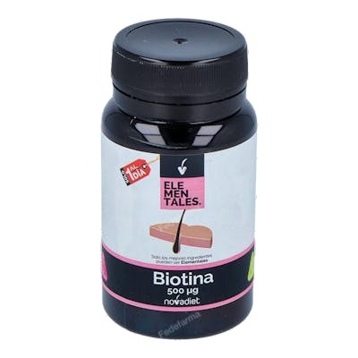 NOVADIET Biotina 500 Mcg 120 Comprimés Complément Alimentaire Cheveux Peau Ongles NOVADIET Biotina 500 Mcg 120 Comprimés Complément Alimentaire Cheveux Peau Ongles