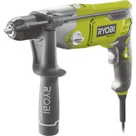 Ryobi Perceuse à percussion 1010 W RPD1010-K, 1200-3000 cp/min, 2 vitesses, mandrin métal auto-serrant 13 mm, LED, coffret inclus
