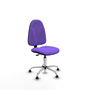 PIQUERAS Y CRESPO Chaise de bureau Algarra, Tissu Lilas, Base Chromée