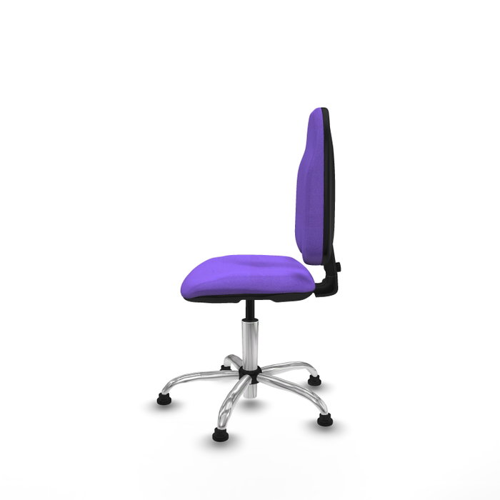 PIQUERAS Y CRESPO Chaise de bureau Algarra, Tissu Lilas, Base Chromée PIQUERAS Y CRESPO Chaise de bureau Algarra, Tissu Lilas, Base Chromée