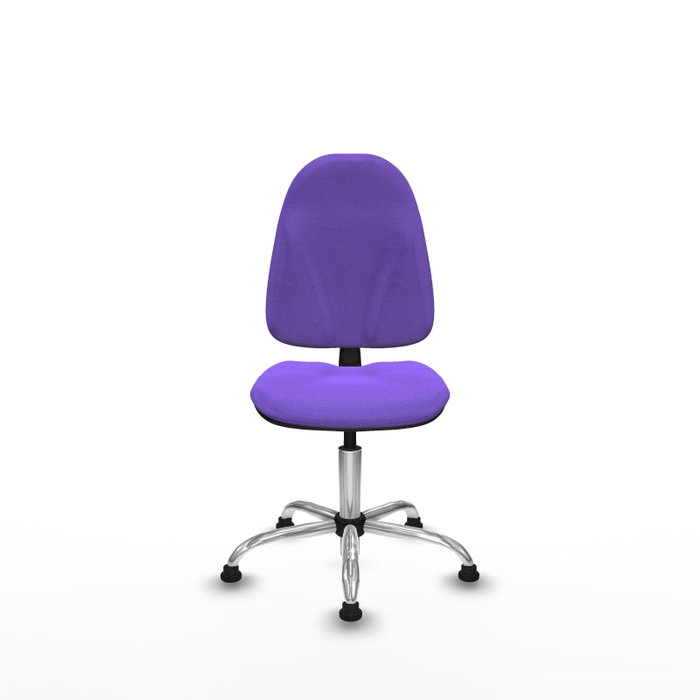 PIQUERAS Y CRESPO Chaise de bureau Algarra, Tissu Lilas, Base Chromée PIQUERAS Y CRESPO Chaise de bureau Algarra, Tissu Lilas, Base Chromée