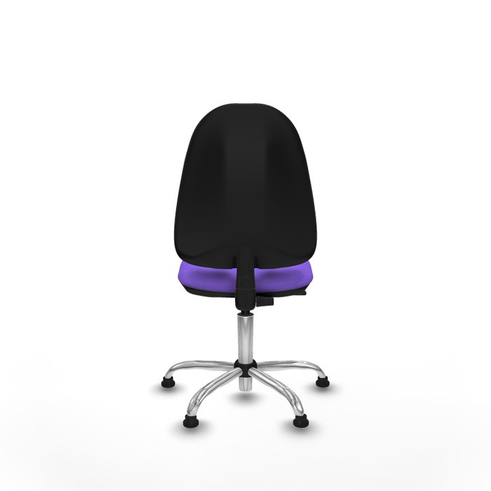 PIQUERAS Y CRESPO Chaise de bureau Algarra, Tissu Lilas, Base Chromée PIQUERAS Y CRESPO Chaise de bureau Algarra, Tissu Lilas, Base Chromée