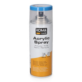Koma Tools Peinture acrylique en spray RAL 5015 bleu ciel finition brillante, 300 ml