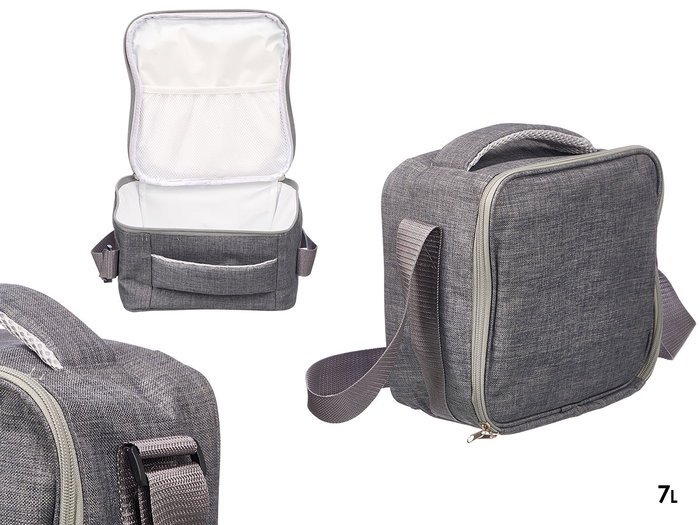 LEKNES Sac isotherme avec anses 7L Gris LEKNES Sac isotherme avec anses 7L Gris