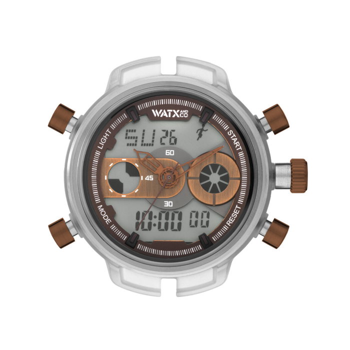 Montre Unisexe Watx & Colors RWA2720 Marron (Ø 49 mm) Montre Unisexe Watx & Colors RWA2720 Marron (Ø 49 mm)