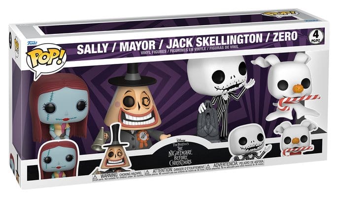 Funko Lot de 4 figurines POP! Disney L'Étrange Noël de monsieur Jack Funko Lot de 4 figurines POP! Disney L'Étrange Noël de monsieur Jack