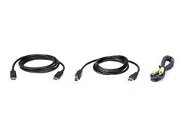 Aten Kit de câbles KVM DisplayPort USB 1,8 m 2L-7D02UDPX3