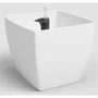 Artevasi Pot de fleurs Siena SWS 30 MA - Plastique résistant aux UV pour intérieur et extérieur - Ø30 x H27 cm (17,5 L) - Blanc