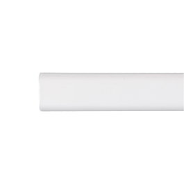 Stor Planet Tringle de penderie ovale en métal blanc 150 cm
